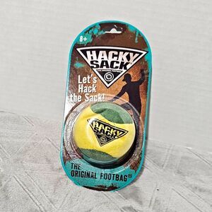 Hacky Sack Original Footbag Yellow Ball Toy, Recommended Age 8+ NEW